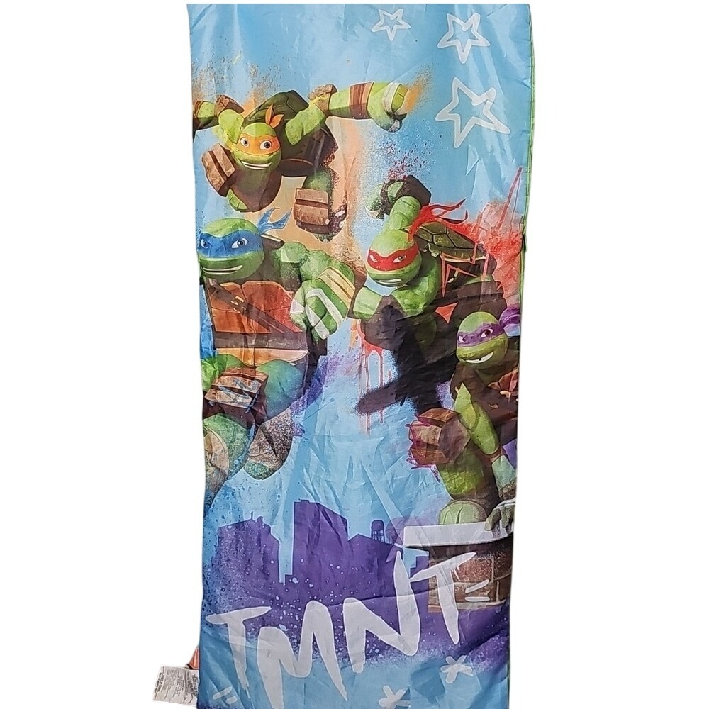Nickelodeon TMNT Blue and Green Zip Around Lightweight sleeping bag